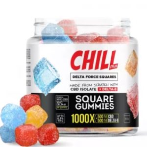 Chill Plus Delta Force Squares Gummies UK