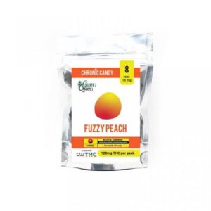 Green Queen Fuzzy Peach THC Gummies UK