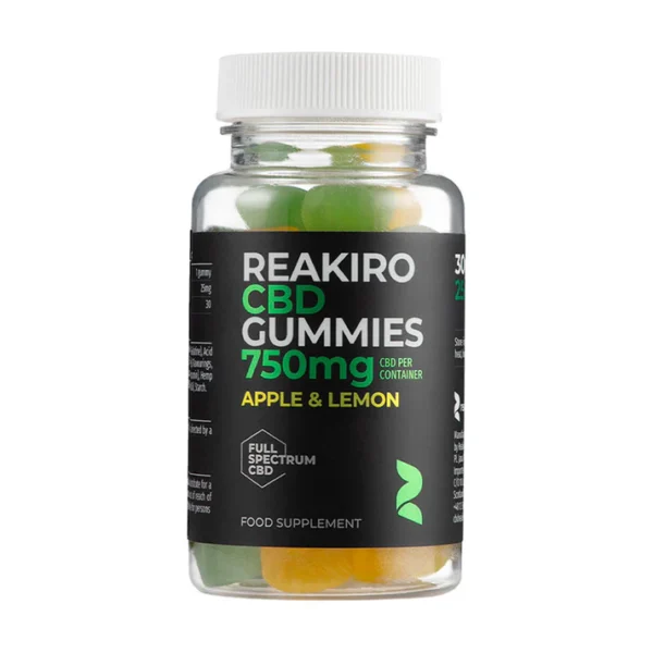 Reakiro CBD Gummies 750mg Full-spectrum UK