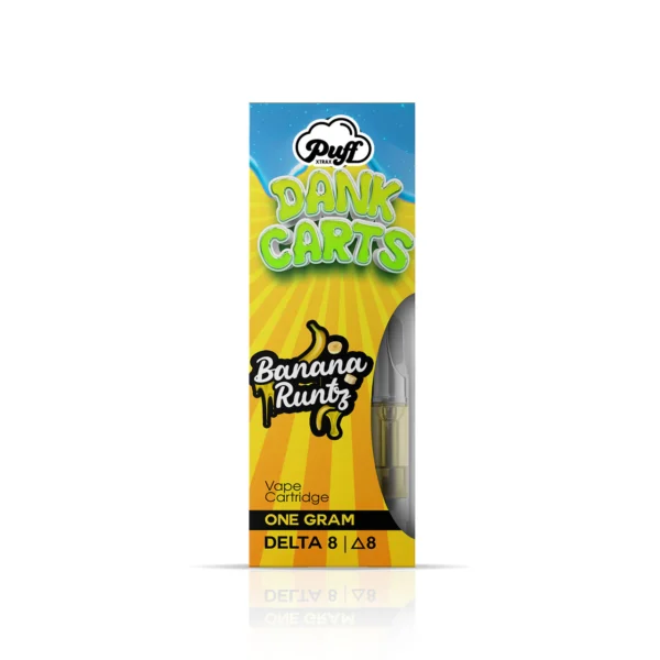 Delta-8 Dank Carts Vape Cartridge UK - Banana Runtz