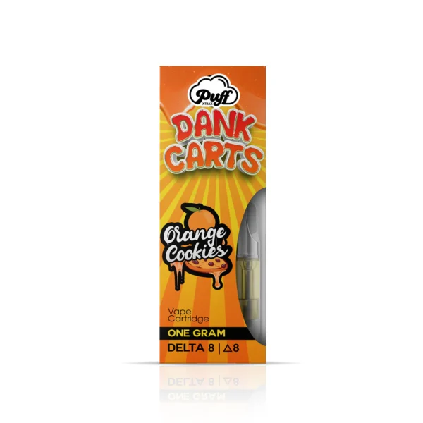 Delta-8 Dank Carts Vape Cartridge UK - Orange Cookies