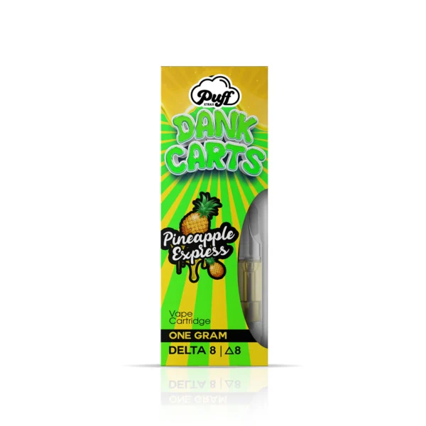 Delta-8 Dank Carts Vape Cartridge UK - Pineapple Express