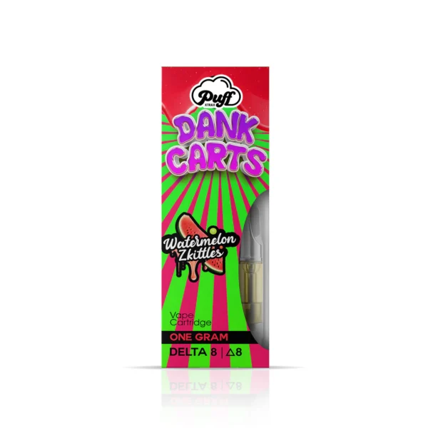 Delta-8 Dank Carts Vape Cartridge - Watermelon Zkittles UK