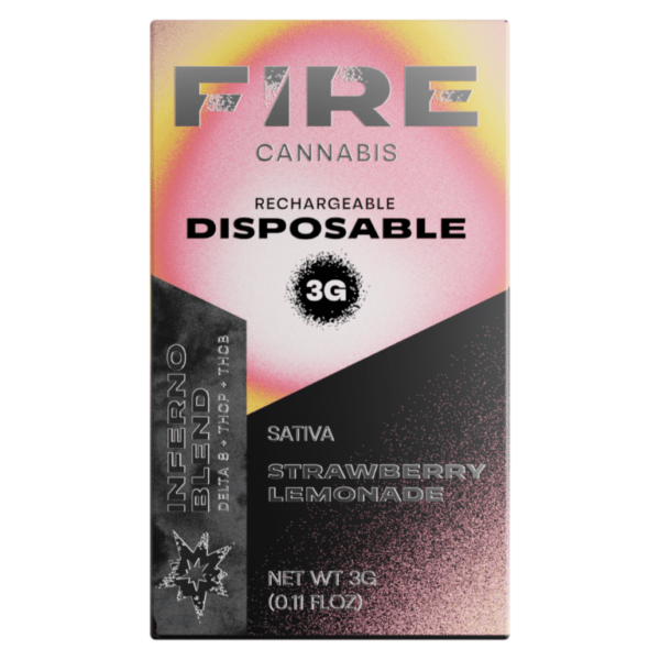 Delta 8 Fire Hemp Inferno Blend Disposable Vape UK