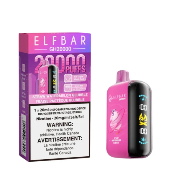 Elf Bar Disposable Vape UK - Strawberry Watermelon Glubule