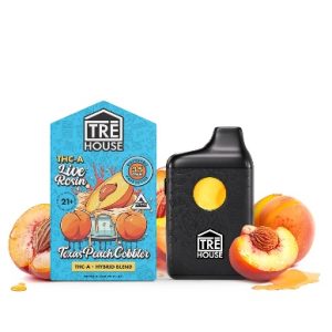 Texas Peach Cobbler Live Rosin THCA Vape Pen UK