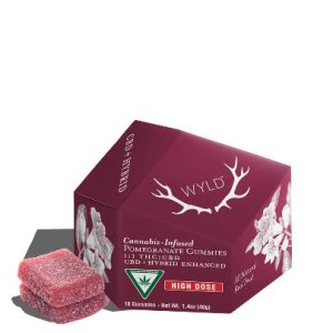 WYLD Pomegranate 1:1 Thc:cbd Gummies UK.