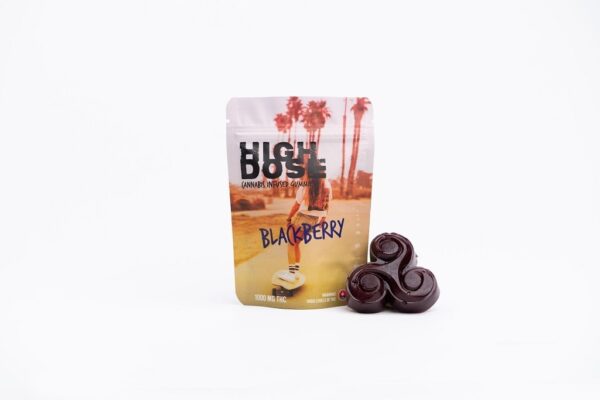 High Dose – Blackberry THC Gummies UK